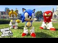The CLASSIC SONIC the HEDGEHOG goes to Los Santos (GTA 5 Mods)