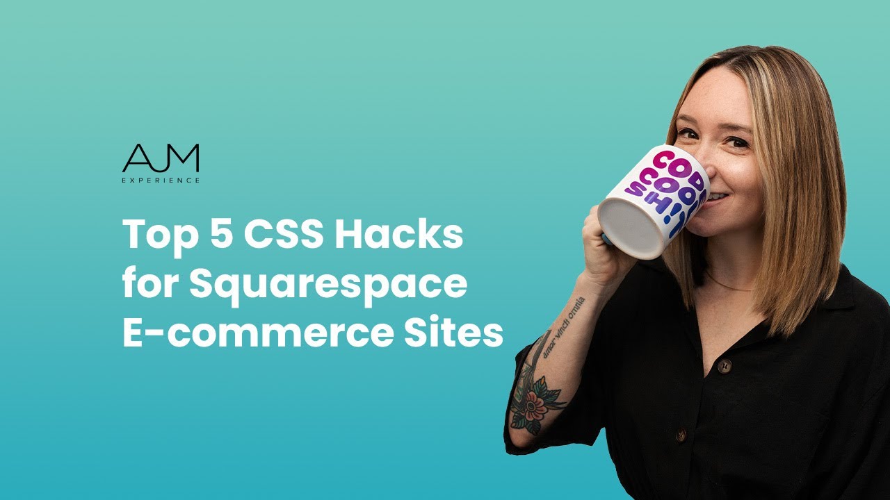 Top 5 CSS Hacks for Squarespace E-commerce Sites | AJM Learn - YouTube