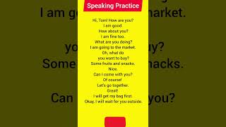 A Simple Conversation Between Two Friends | Speaking Practice #english #learnenglish