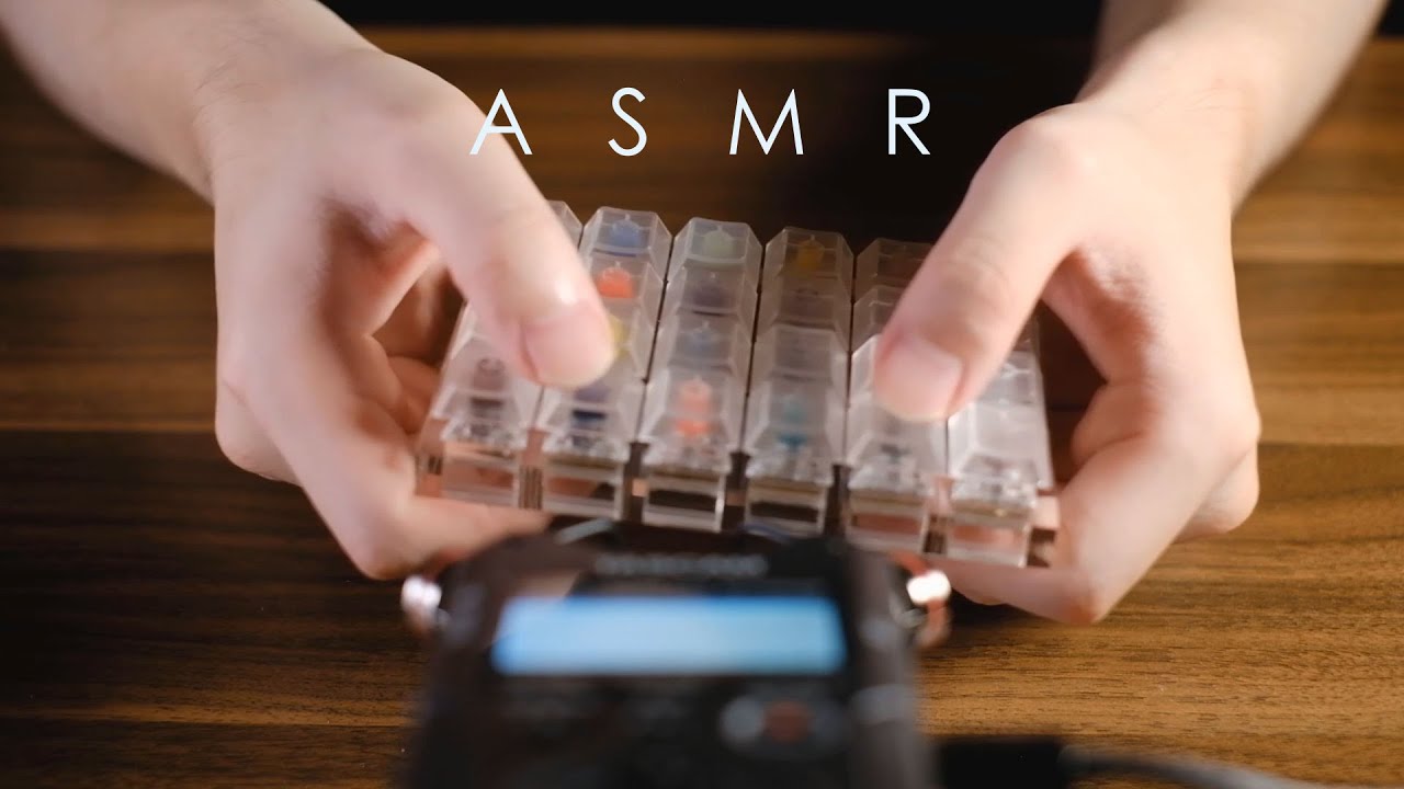 ASMR Switch Tester Keyboard (No Talking) - YouTube