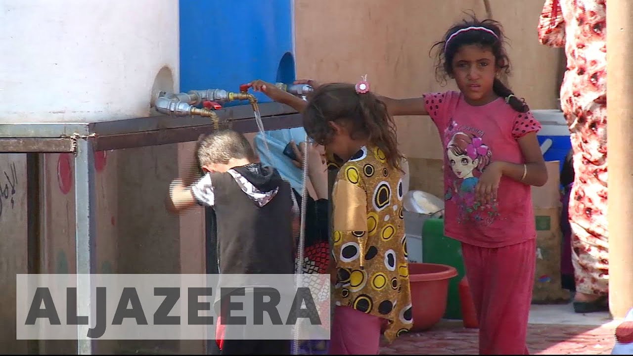 الأطفال العراقيون النازحون محرومون من التعليم