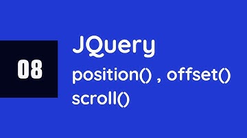 JQuery Dersleri - 08 Position() Offset() Scroll() Metodları ile Konumlandırma
