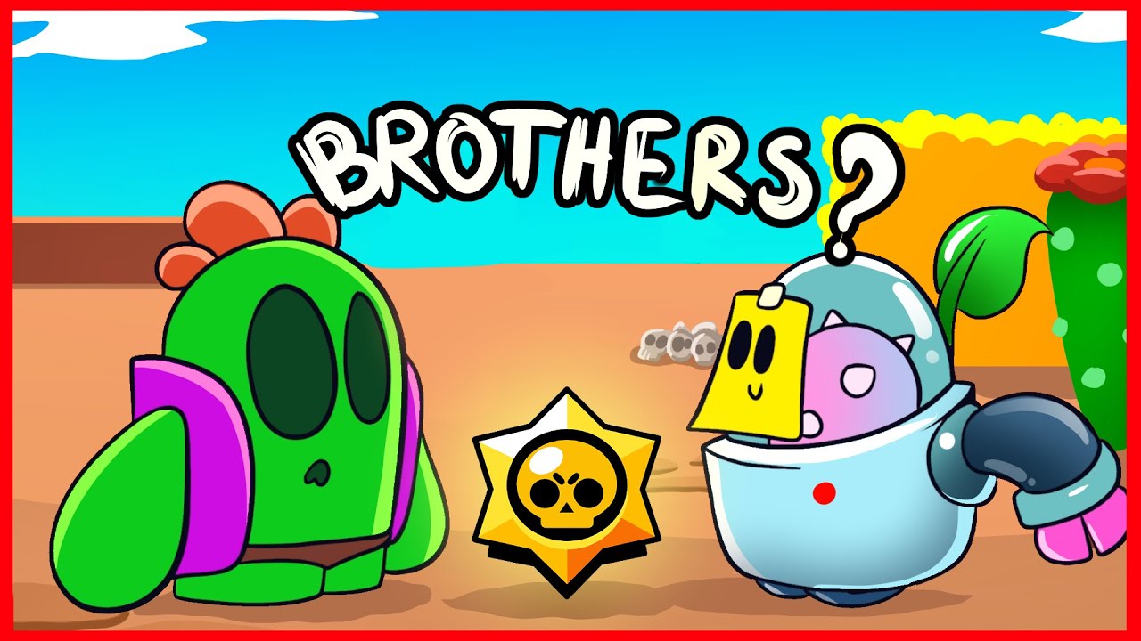 Brawl Stars Animation Spike And Sprout Are Brothers Youtube - as melhores artes do brawl stars spike