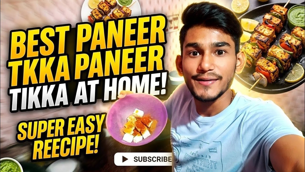 Panner Tikka Recipe Bana Diya Aj To 😋