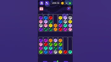 Ball Sort Master Game Level - 126 Without Boosters | Puzzle Games #entertainment #puzzle #games