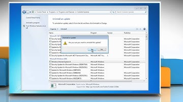 Windows® 7: Uninstall Internet Explorer® 9