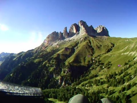 Sport Estremi - Parapendio - Splendido Volo Dal Colrodella Fino Al Sasso Pordoi - 1° Parte.