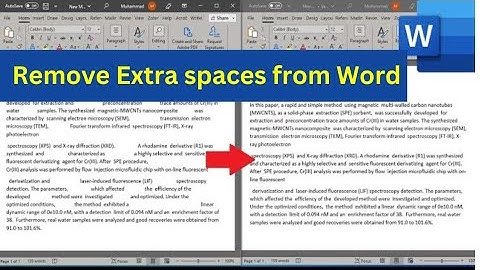 How to remove blank spaces from Word document|How to Delete all extra spaces in Microsoft word