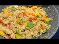 Arroz con Pollo y Vegetales