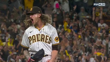 Josh Hader strikes out HEART of the Dodgers order for final outs to send Padres to NLCS!!