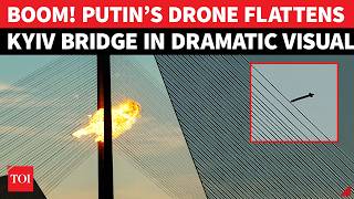 ‘600,000 Vehicles…’: Kyiv CUT IN HALF As Russian Drone HAMMERS Critical Bridge In War Nightmare