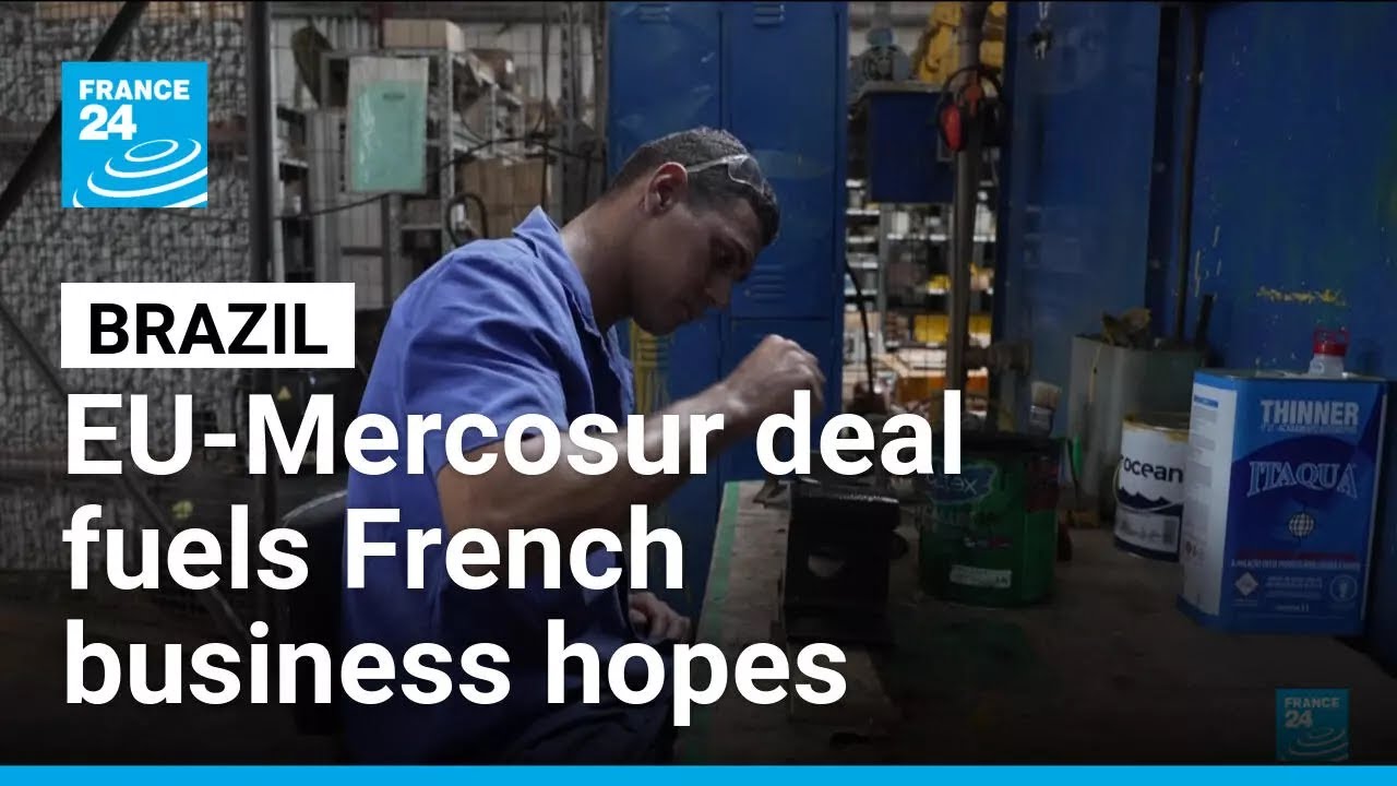 French firms in Brazil eye gains from EU-Mercosur trade deal • FRANCE 24 English