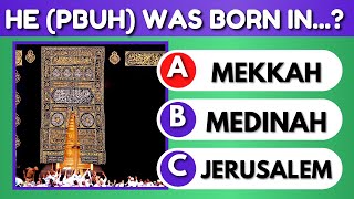 Prophet Muhammad PBUH Quiz 💚 Islam Quiz screenshot 1