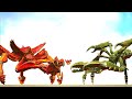 Ark Survival - KING CRAB vs ARK DINOS [Ep.547]