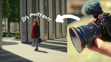 My Camera Settings for CINEMATIC Vlogs... (Very Simple)