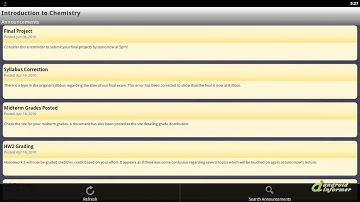 A quick look at Blackboard Mobile™ Learn