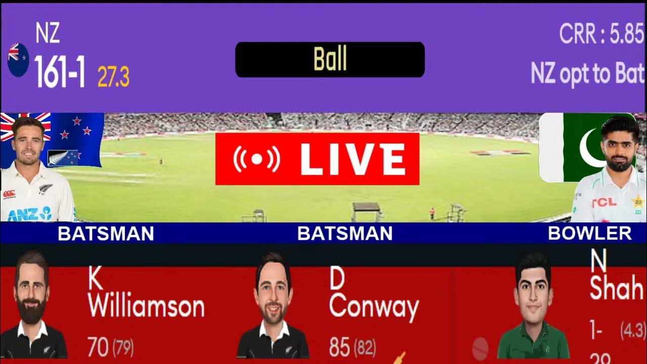 LIVE Pakistan vs New Zealand 2nd ODI Match 2023 PAK vs NZ Live Score & Commentry Hindi
