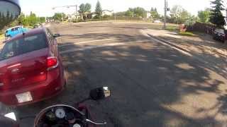 R6 In Red And Learning To Ride