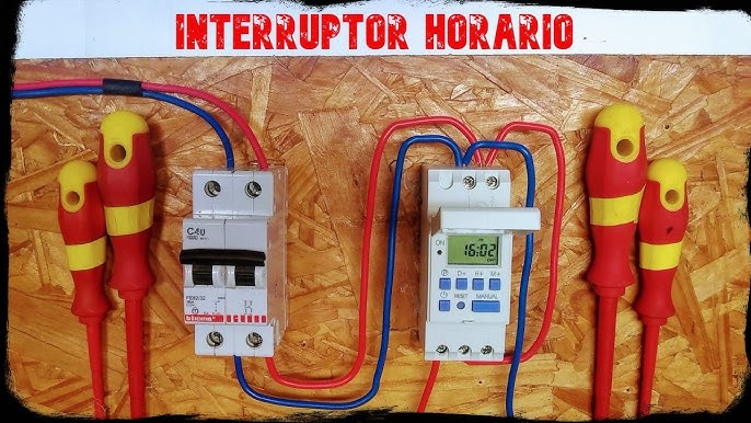 Interruptor horario digital semanal de doble canal ESRD-TPW2 