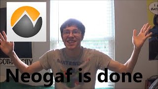 Its back up, but face it. Neogaf is done and will never be the same