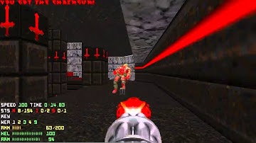 [Doom 2] Unholy Realms - Map22 "Halls of Fallen Undesired" UV-Speed in 0:20 by Veinen