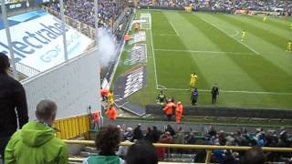 Hooligans intrusion @ Club Brugge - Borussia Dortmund (14/07/2012)
