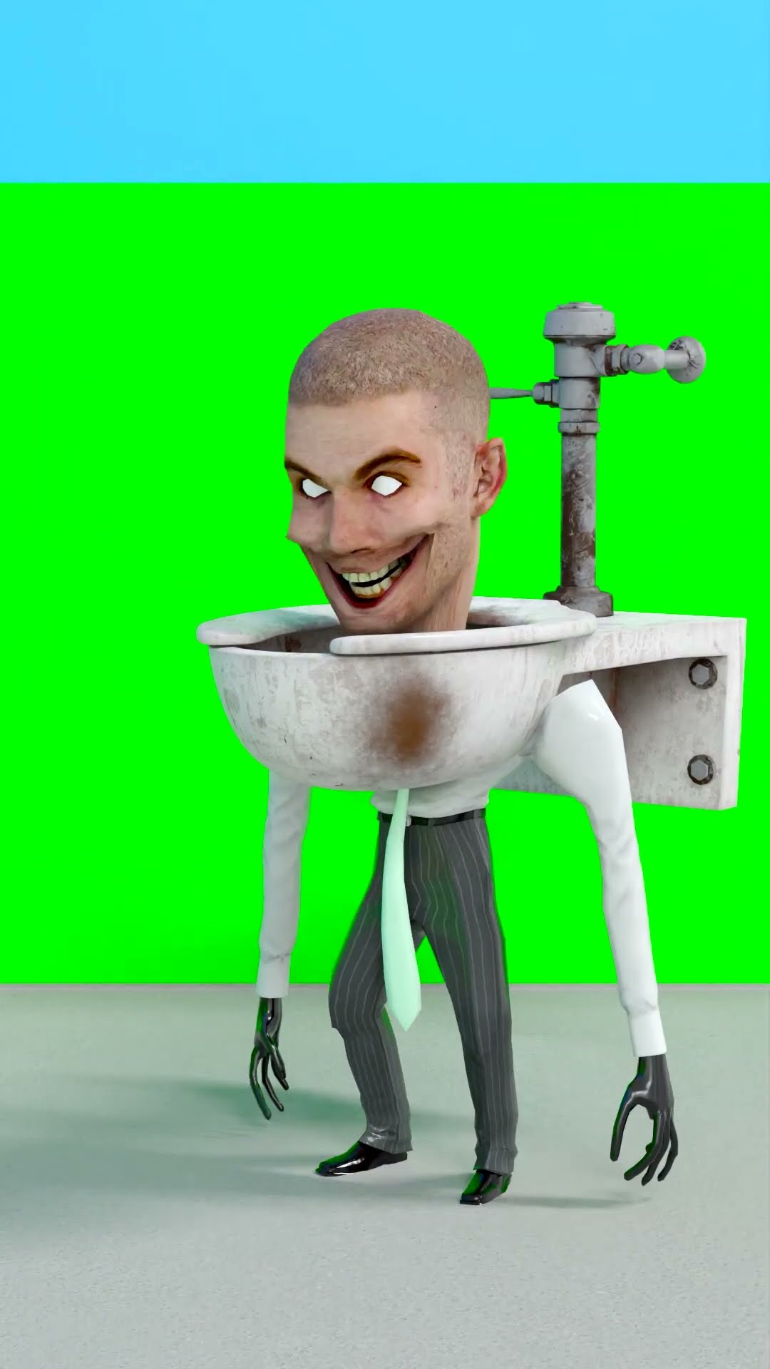Skibidi Toilet And Jax Learn To Spell | Banana Meme #shorts
