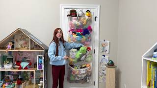 The Best Space Saver for Stuffed Animals!