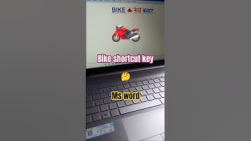 Bike 🏍️Symbol Key MS WORD #shorts #tranding #tricks #keyboardshortcuts