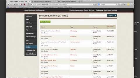Inserting Images into Omeka Exhibit Pages