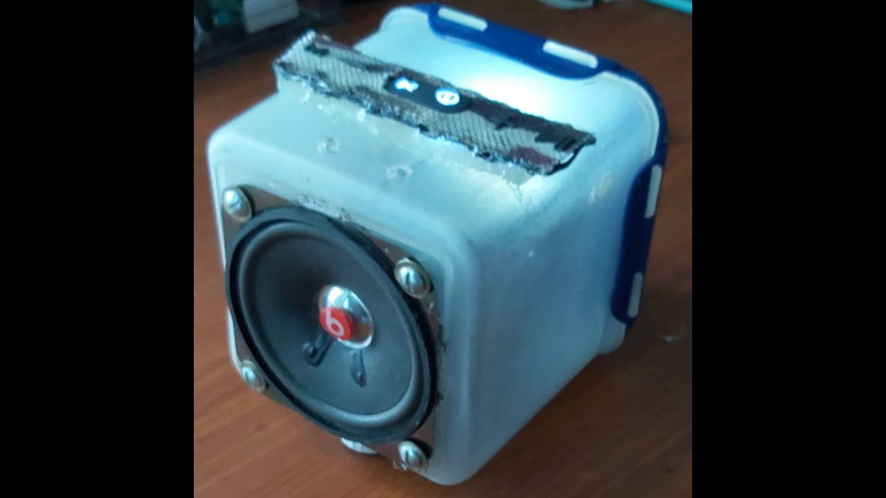 how to make speaker YouTube