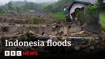 Thumbnail for At least 43 people killed in Indonesia floods | BBC News