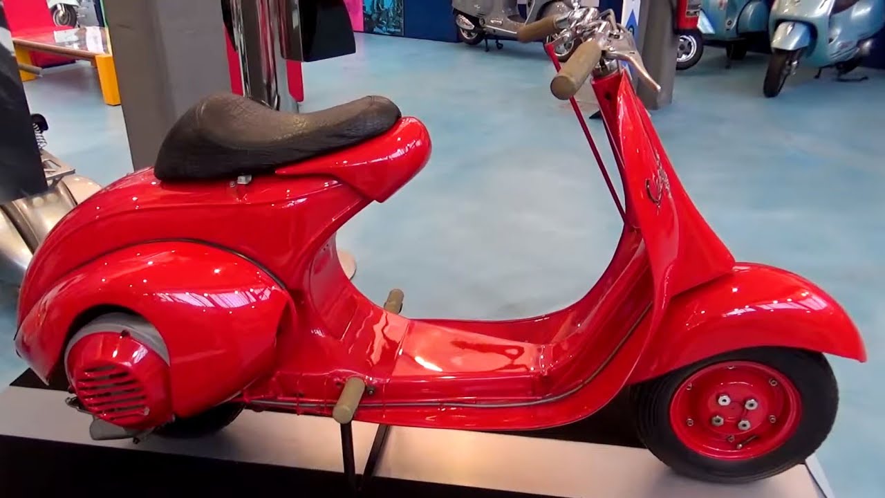 Vespa 98 Corsa - 1947 - YouTube
