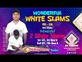 Wonderful white slams by pankaj pawar mumbai  rm 336  1st set 1st board  2nd set 4th board