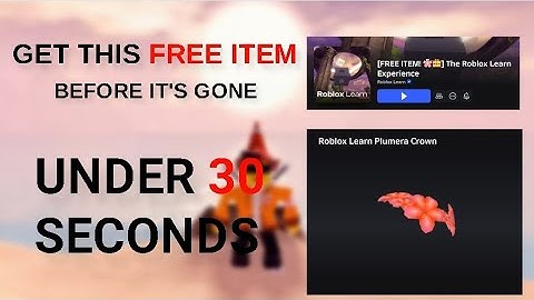 [EVENT] How to get the Roblox Learn Plumera Crown!