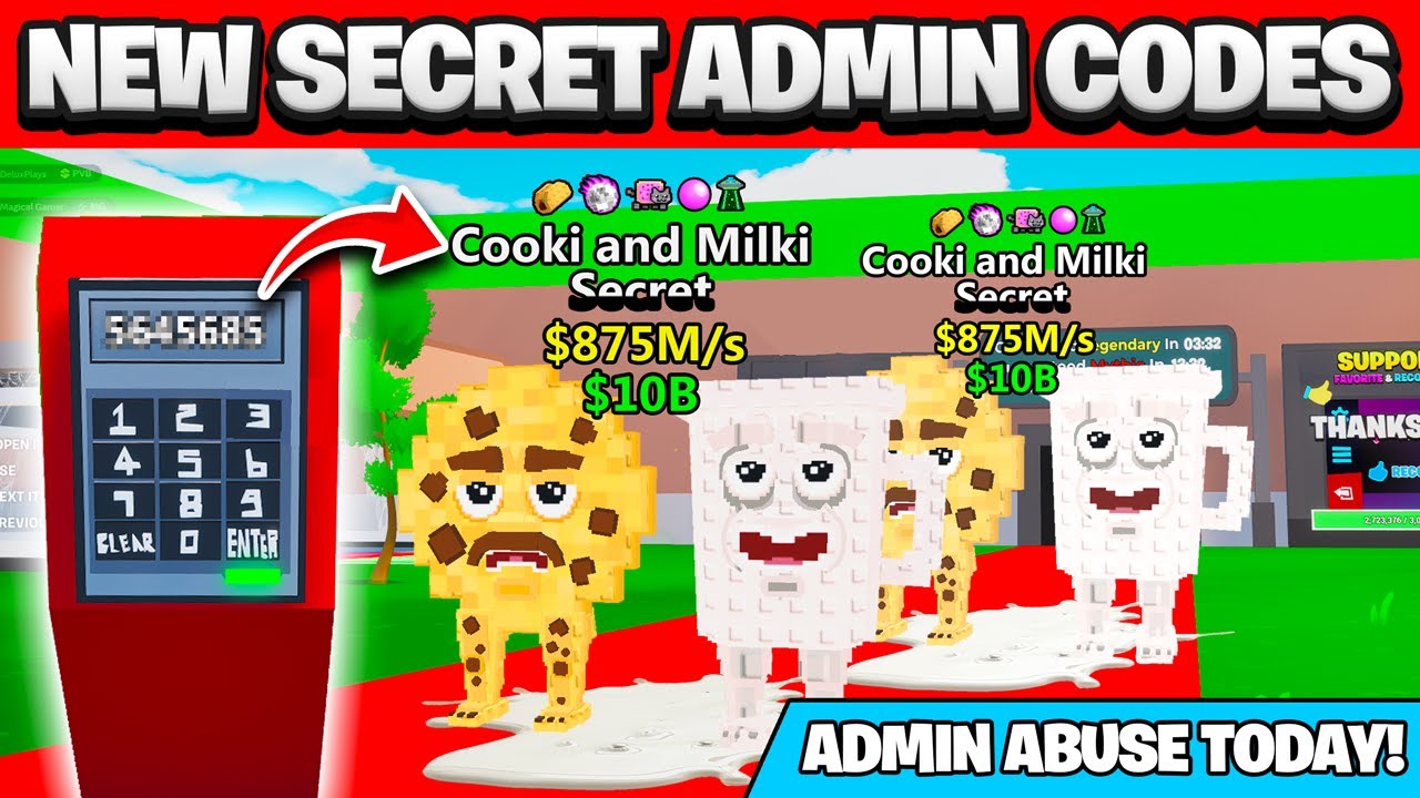 Secret. Admin Code *NEW* ADMIN SECRET CODES in Fortnite Steal The Brainrot Admin Abuse ...