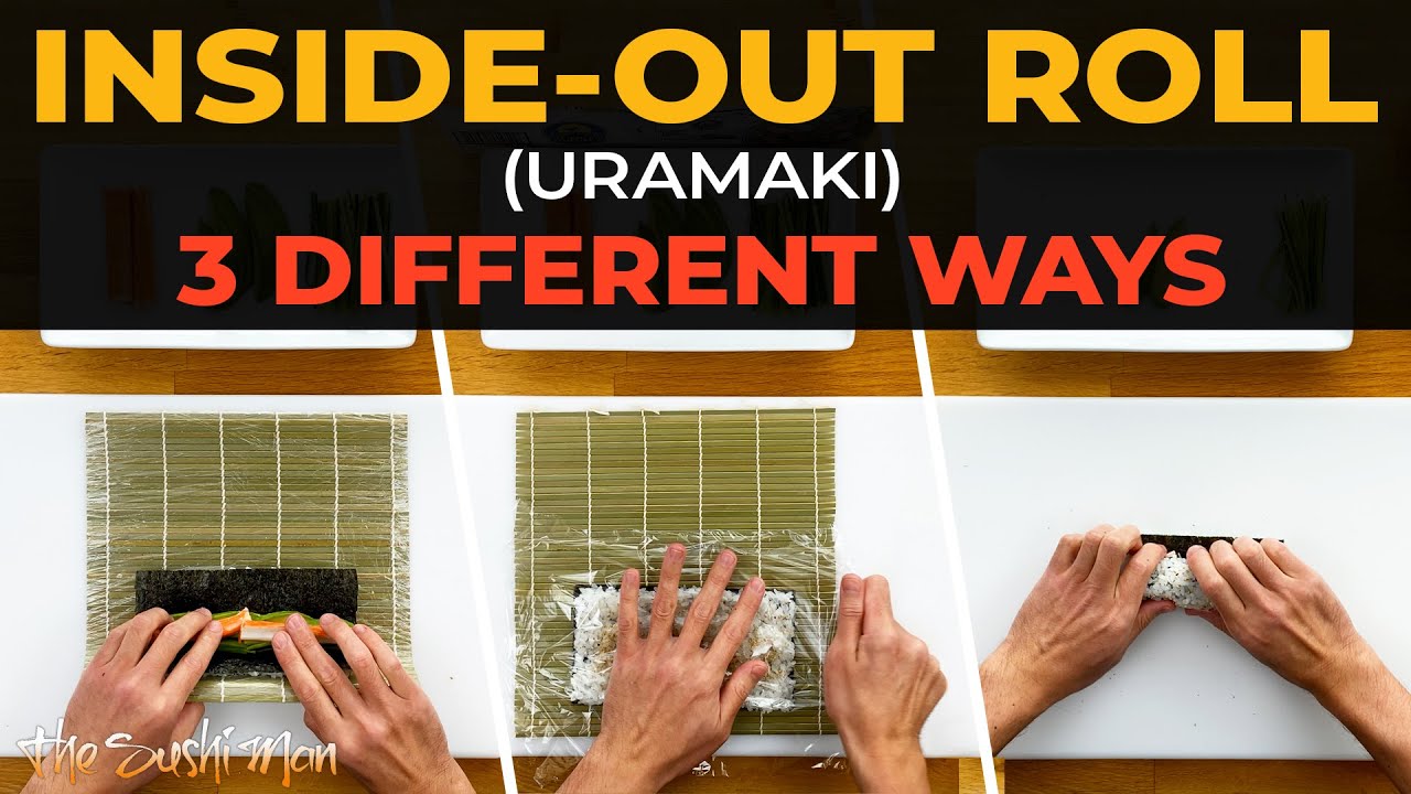 Как приготовить суши Урамаки (роллы наизнанку) с The Sushi Man