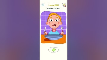 DOP 3 🤪💡 Gameplay Level 225 [ help to eat it all ] [displace One Part] #dop #dop3 #androidgames