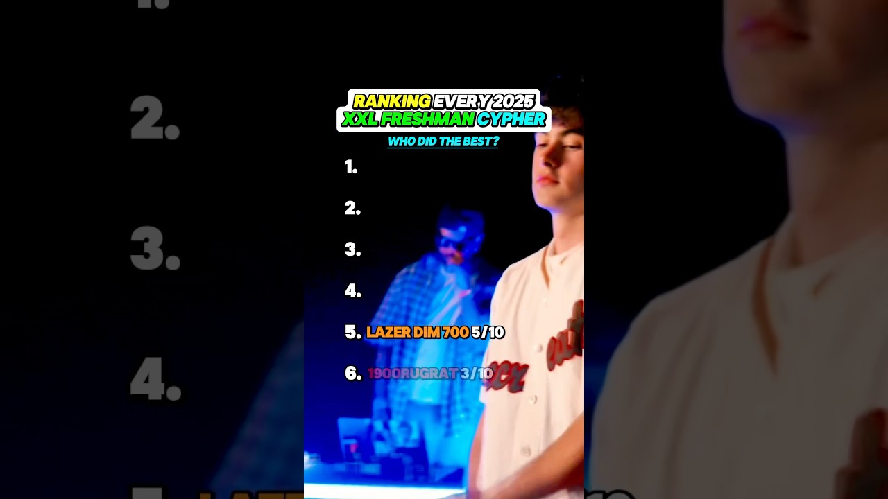 Ranking Every 2025 XXL Freshman Cypher 🔥🎤