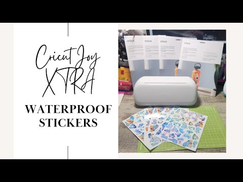 Cricut Joy XTRA  New Waterproof Sticker Paper 