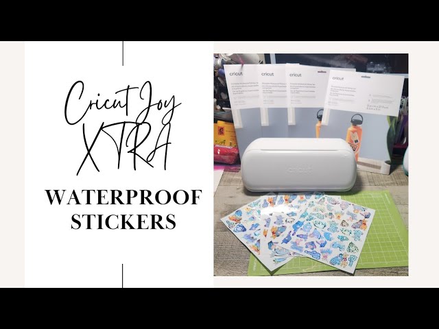 Cricut Joy XTRA  New Waterproof Sticker Paper 