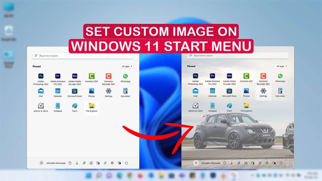 Windows 11 cho phép bạn đặt ảnh nền tùy chỉnh cho menu Start, tạo nên một giao diện cá nhân hơn. Bạn muốn tự tay tạo nên một menu Start hoàn toàn độc đáo cho riêng mình? Hãy xem hình ảnh liên quan và khám phá thêm tính năng mới trên Windows 