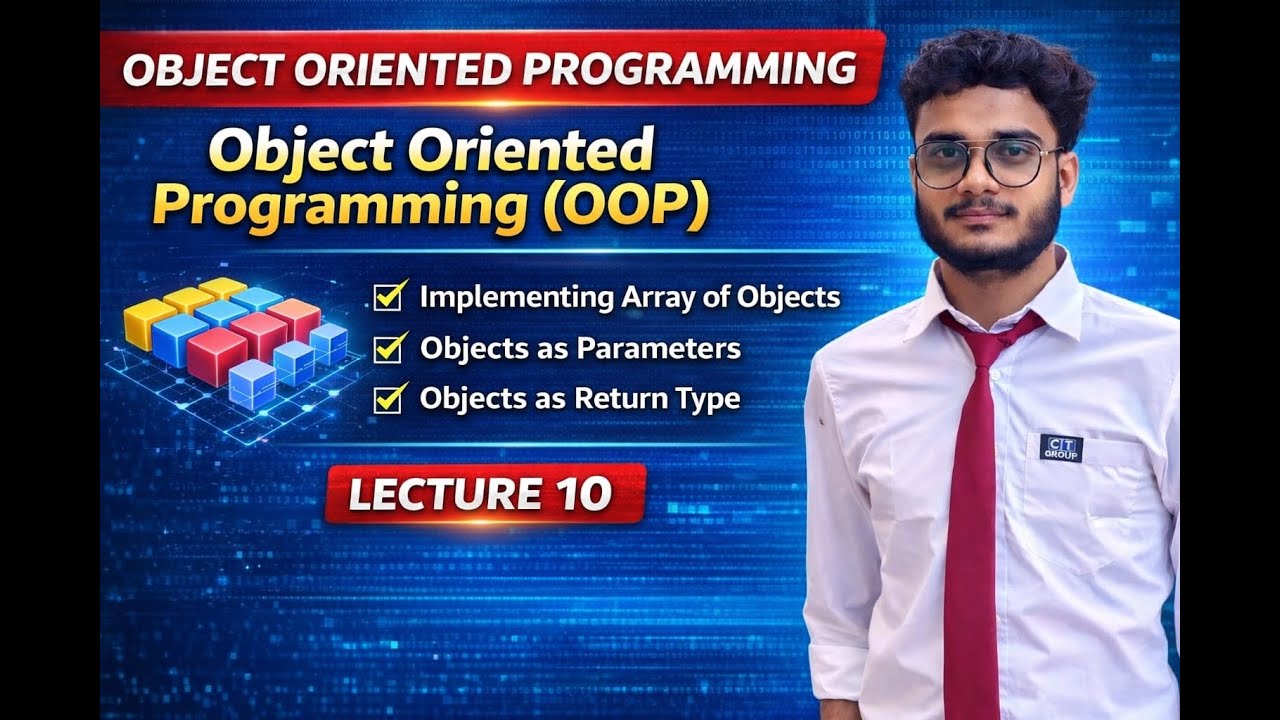 Object Oriented Programming (OOP) | Implementing Array of Objects ...