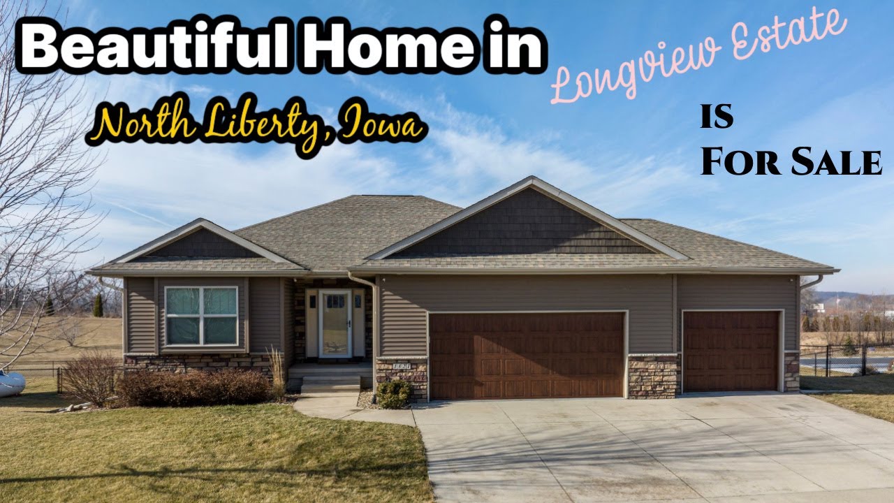STUNNING Ranch Home For Sale in North Liberty Iowa! YouTube