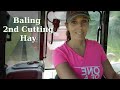 Raking & Baling 2nd Cutting Hay