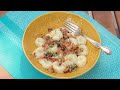 How to make POTATO GALUSHKI | Easy recipe UKRANIAN GNOCCHI | Cook with Ukraine | ASMR cooking