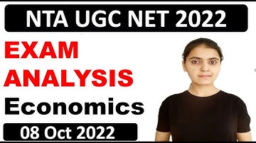 UGC NET Economics 2022 Exam Analysis I Complete Exam Analysis with Answer Key I Sweet Arora
