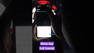 Notes App, Android Project. #shorts