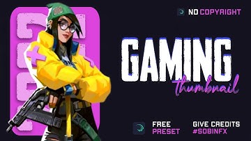 Gaming Thumbnail Alight Motion Tutorial 🤩🔥 [ Free Preset ] Alight Motion Preset ❤️🎁 #itz_me_sobinfx