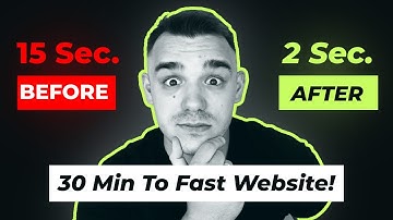 Here is how to fix your WEBSITE SPEED in under 30 minutes..